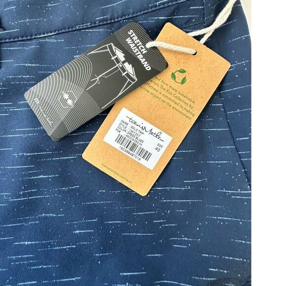 $89 Travis Mathew Men’s Solo Trip 9” Shorts - Dress Blues - 40 - New W Tags - Picture 6 of 9